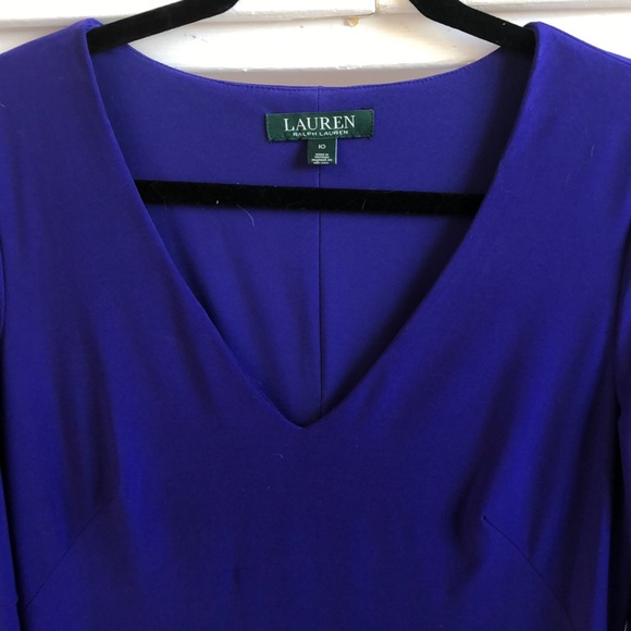 REDUCED!!! LAUREN Blue-Purple Dress - Picture 4 of 5